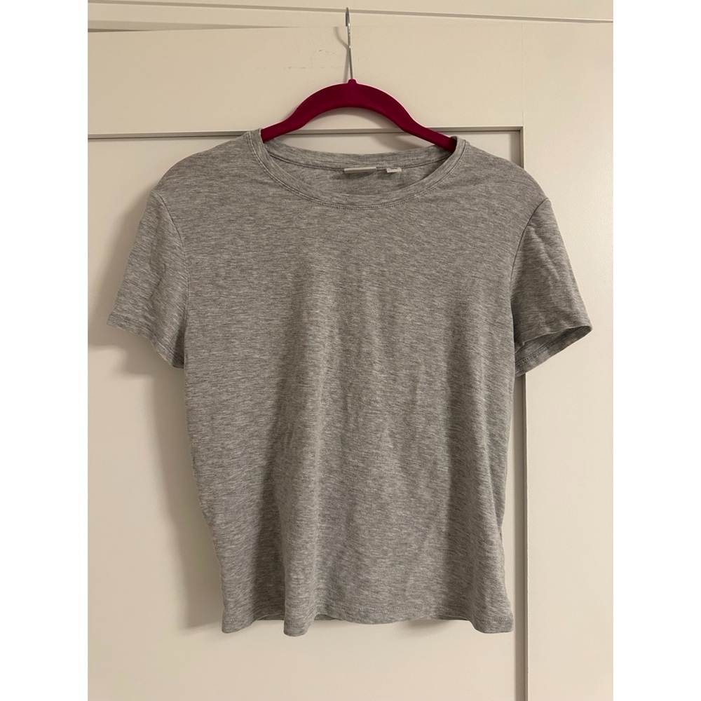 Aritzia Babaton Everday T-Shirt in Heather Chrome